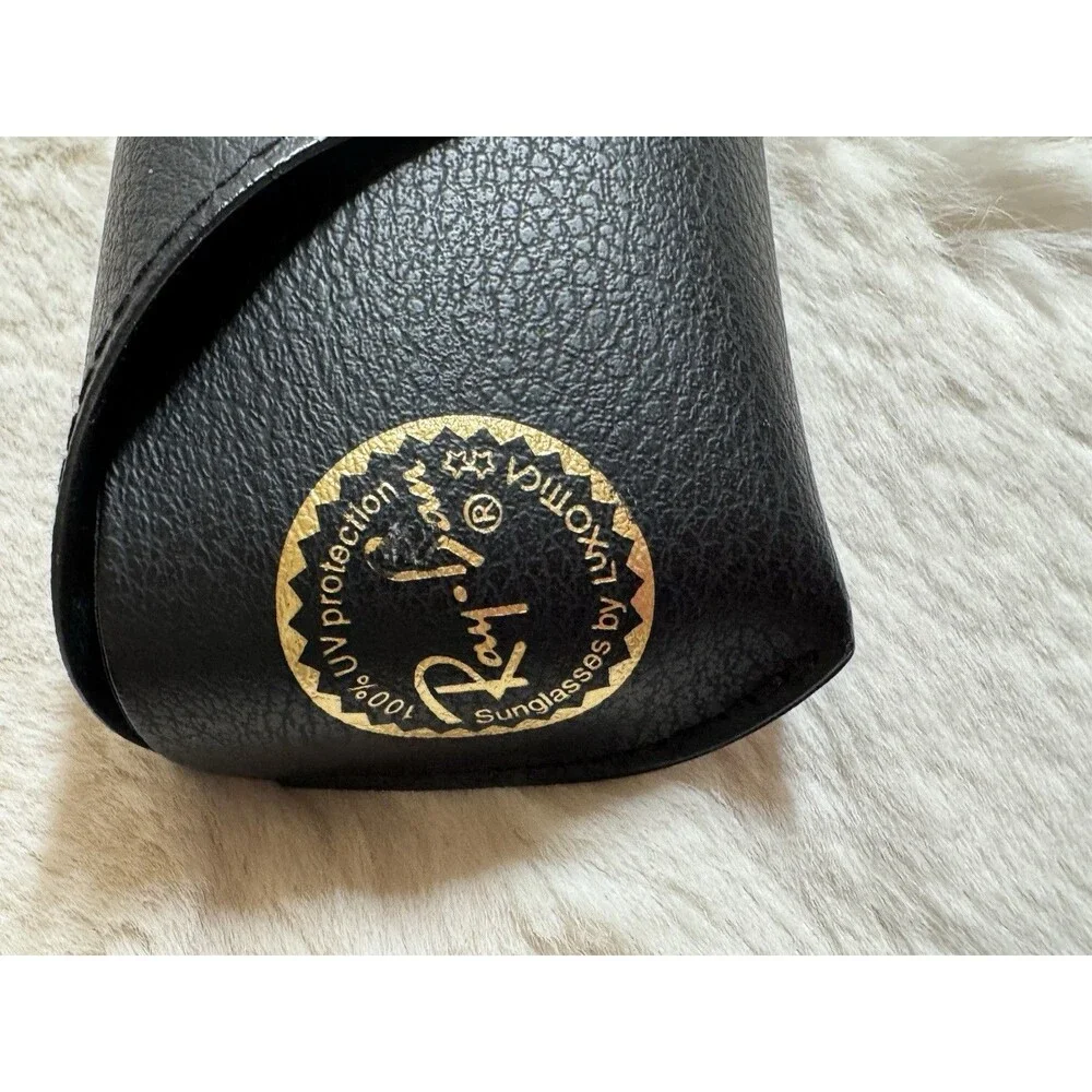 Ray-Ban RB3016 Clubmaster Is 03qSunglasses Black Gold W0365 Excellent